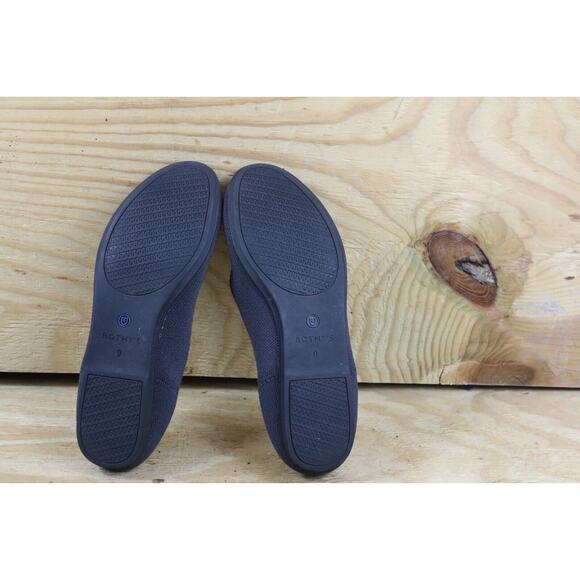 Rothy's Flats Womens 9 Black Ballet Flats Round Toe Slip Ons Shoes - Picture 5 of 7